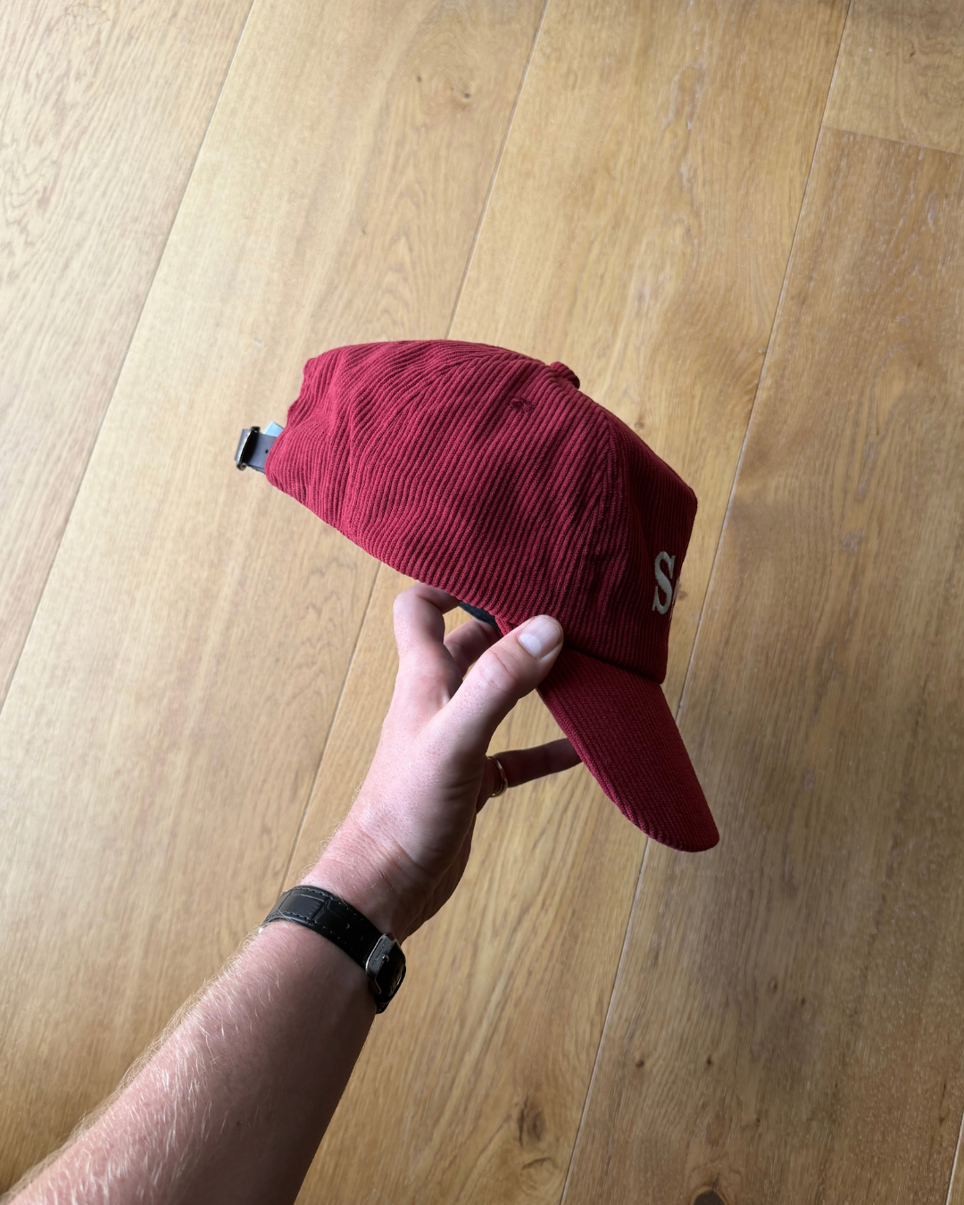 Vintage Corduroy Cap | Red