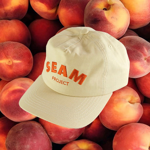 vintage 'peach' cap