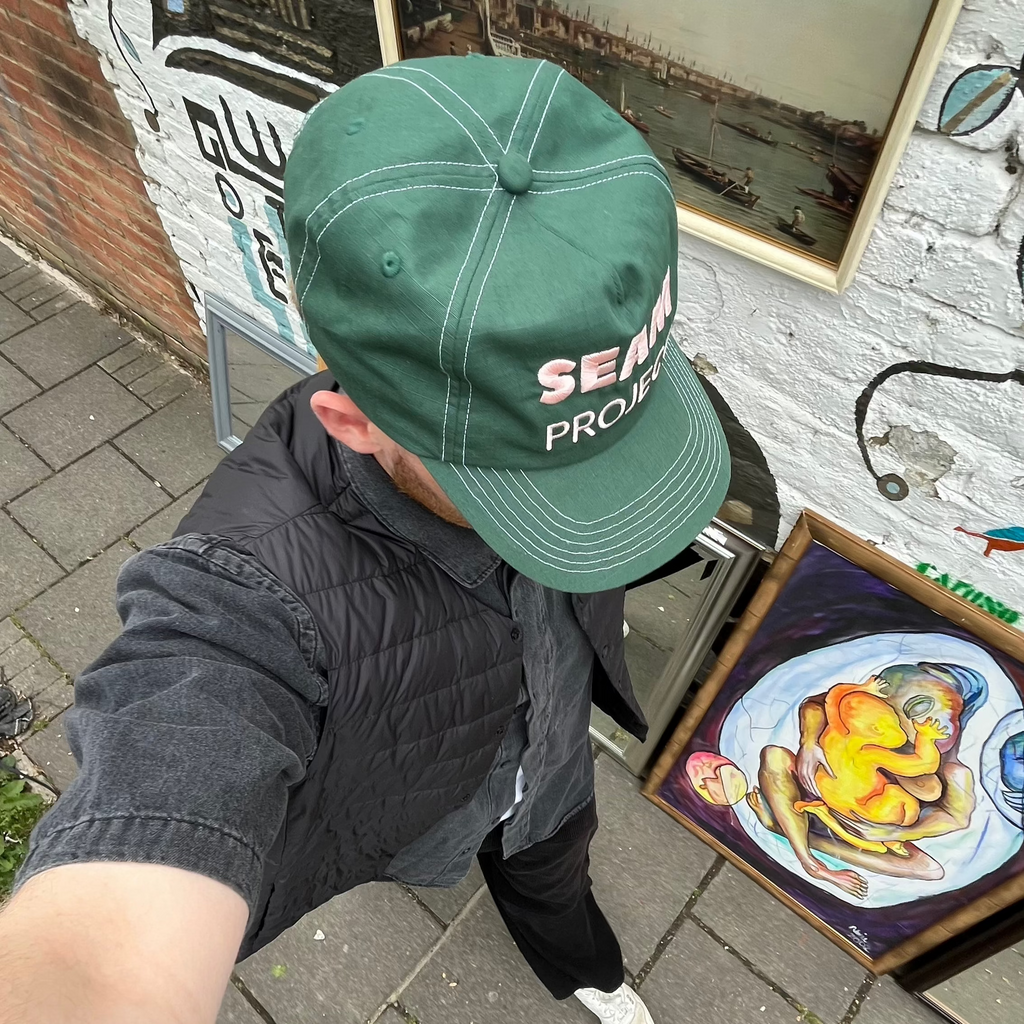 vintage 'watermelon' cap