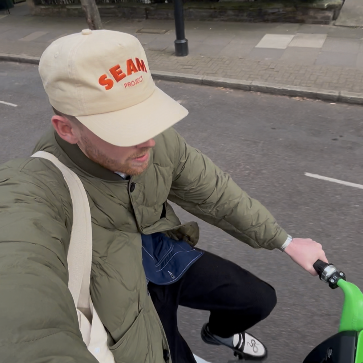 vintage 'peach' cap