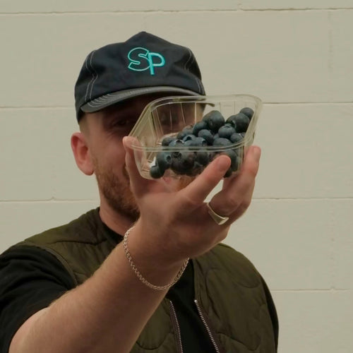 vintage 'blueberry' cap